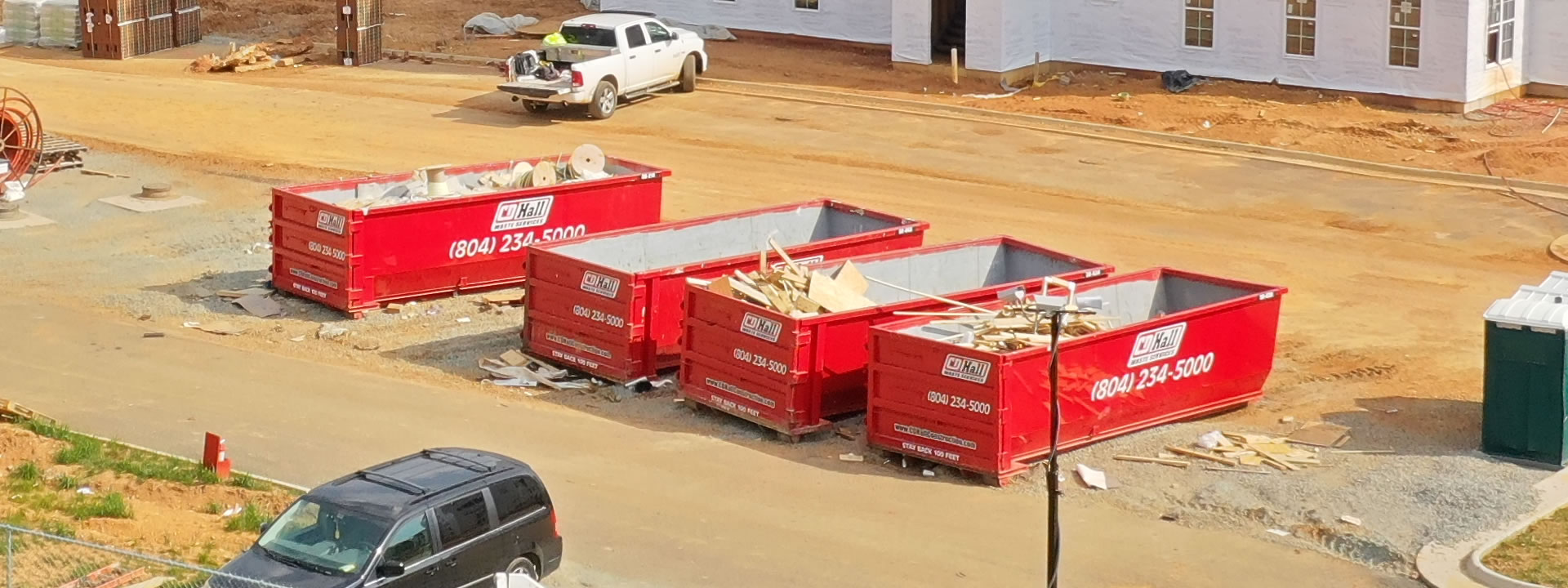 Roll-Off Dumpster on CDL Truck
